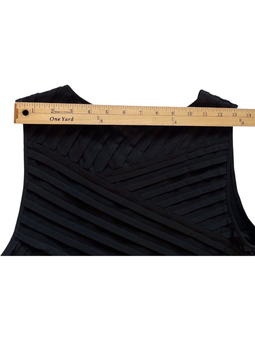 Calvin Klein Black Sleeveless Textured Sheath Dress - Picture 11 of 14
